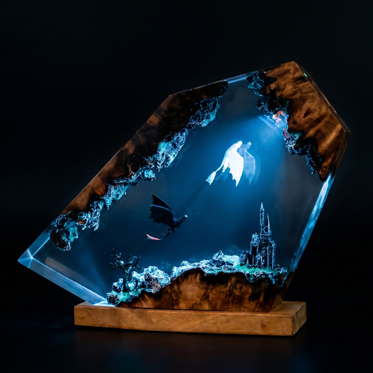 Lawan's Toothless Resin Lamp
