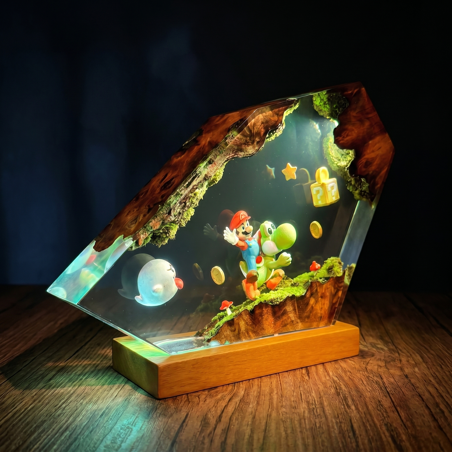 Lawan's Mario Bros Resin Lamp