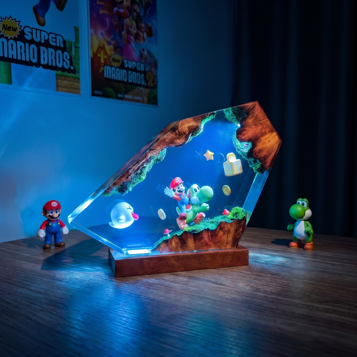 Lawan's Mario Bros Resin Lamp