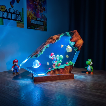 Lawan's Mario Bros Resin Lamp