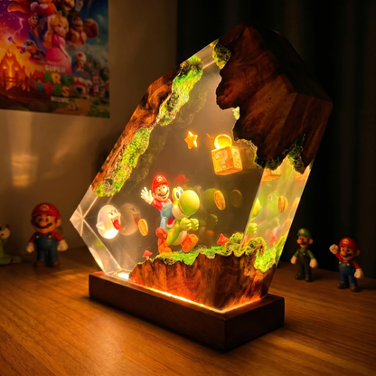 Lawan's Mario Bros Resin Lamp