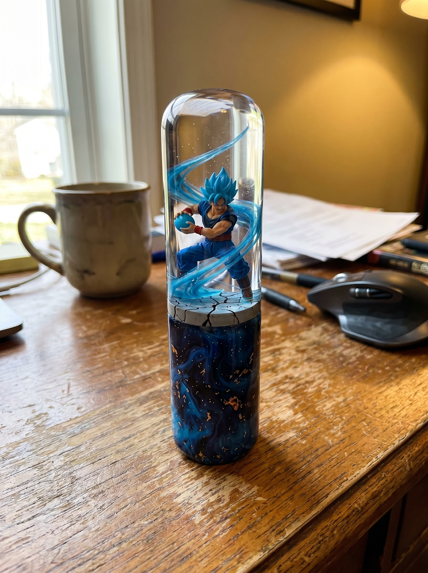 [PRE-ORDER] LED  Goku Super Saiyan Blue Shift Knob